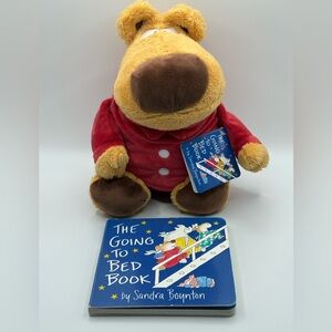 Kohl's Cares Plush Bear W/ Tags The Going to Bed Book Sandra Boynton With Book